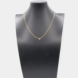 Cartier 18K Yellow Gold D'Amour Diamond Necklace Pendant 