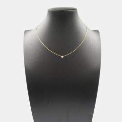 Cartier 18K Yellow Gold D'Amour Diamond Necklace Pendant 