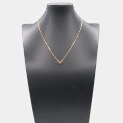 Cartier 18K Rose Gold with Diamond XS C Heart de Cartier Pendant Necklace