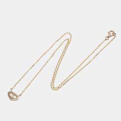 Cartier 18K Rose Gold with Diamond XS C Heart de Cartier Pendant Necklace