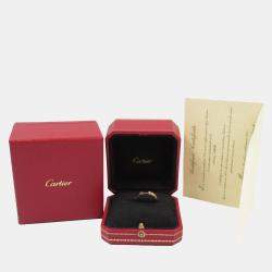 مملوكة مسبقًا Cartier 18K Yellow Gold Mini Love Ring EU 61