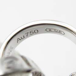 Cartier 18K White Gold Love Interlocking Loop Bracelet