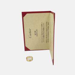 Cartier 18K Yellow Gold Classic Love Ring EU 49