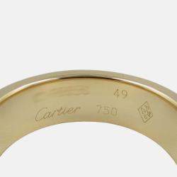 Cartier 18K Yellow Gold Classic Love Ring EU 49