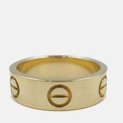 Cartier 18K Yellow Gold Classic Love Ring EU 49