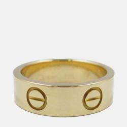 Cartier 18K Yellow Gold Classic Love Ring EU 49