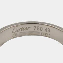 Cartier 18K White Gold Small Love Ring