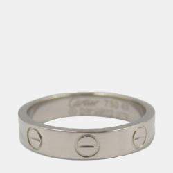 Cartier 18K White Gold Small Love Ring
