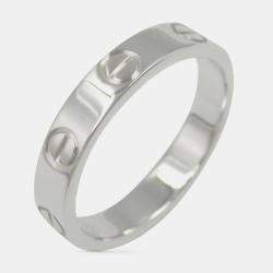Cartier 18K White Gold Small Love Ring