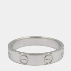 Cartier 18K White Gold Small Love Ring