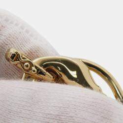 Cartier 18K Yellow Gold Panther Pendant 