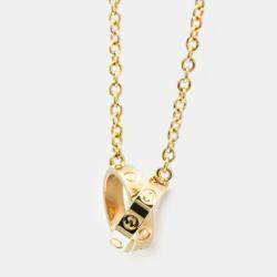 مملوكة مسبقًا Cartier 18K Pink Gold Baby Love Necklace