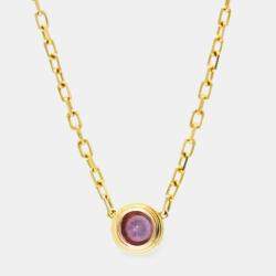 Cartier 18K Pink Gold Pink Sapphire D'Amour Necklace 