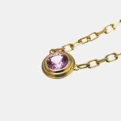 Cartier 18K Pink Gold Pink Sapphire D'Amour Necklace 