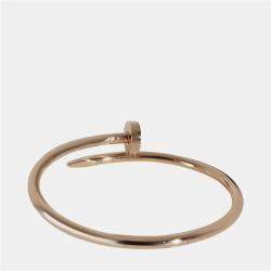 Cartier 18K Rose Gold Juste Un Clou Bracelet