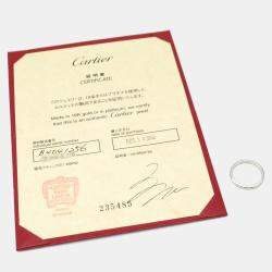 Cartier Platinum Wedding Ring EU 56