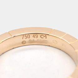 Pre Owned Cartier 18K Pink Gold Lanieres Ring EU 49