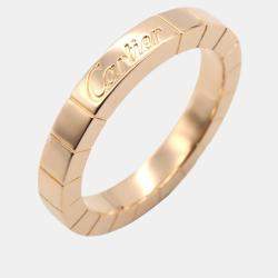 Pre Owned Cartier 18K Pink Gold Lanieres Ring EU 49