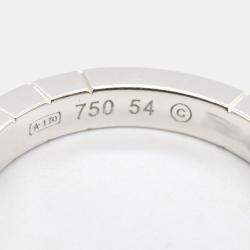 Cartier 18K White Gold Laniere Ring  EU 54