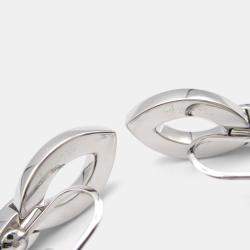Cartier 18K White Gold Diadea Diamond Earrings