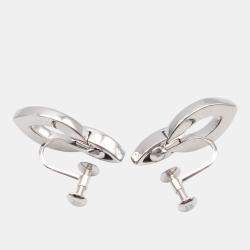 Cartier 18K White Gold Diadea Diamond Earrings
