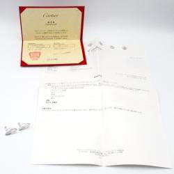 Cartier 18K White Gold Diadea Diamond Earrings