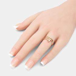 Cartier Juste Un Clou 18K Rose Gold, Diamond Ring EU 50