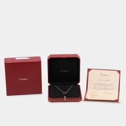 Cartier Love 2 Diamonds 18K Rose Gold Necklace