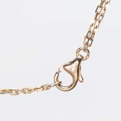 Cartier Love 2 Diamonds 18K Rose Gold Necklace