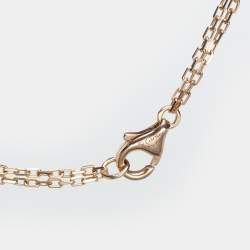 Cartier Love 2 Diamonds 18K Rose Gold Necklace