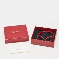 Cartier Trinity 18k Three Tone Cord Bracelet
