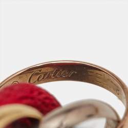 Cartier Trinity 18k Three Tone Cord Bracelet