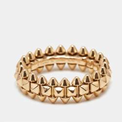 Cartier Clash de Cartier 18k Rose Gold Medium Model Ring Size 52