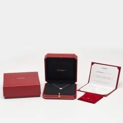 Cartier Amulette De Cartier Mother of Pearl Diamond 18k Yellow Gold XS Model Necklace