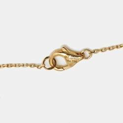 Cartier Amulette De Cartier Mother of Pearl Diamond 18k Yellow Gold XS Model Necklace