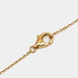Cartier Amulette De Cartier Mother of Pearl Diamond 18k Yellow Gold XS Model Necklace