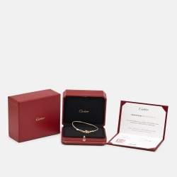 Cartier Trinity 18k Three Tone Gold Adjustable Cord Bracelet