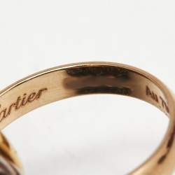 Cartier Trinity 18k Three Tone Gold Adjustable Cord Bracelet