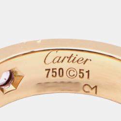 18K Rose Gold and Pink Sapphire Classic Love Ring