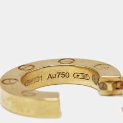 Cartier Love 18k Yellow Gold Single Earring