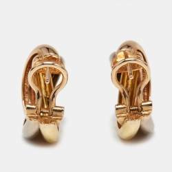 Cartier Trinity 18k Three Tone Gold Earrings