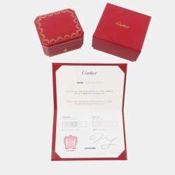 Cartier Love 18K White Gold Women Hoop Earrings