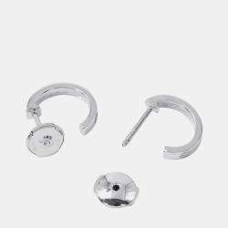 Cartier Love 18K White Gold Women Hoop Earrings