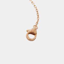 Cartier Trinity 18K Yellow, Rose, White Gold and Diamond Pendant Necklace