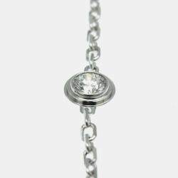 Pre Owned Cartier 18K White Gold Diamond XS D'Amour Bracelet