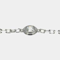 Pre Owned Cartier 18K White Gold Diamond XS D'Amour Bracelet