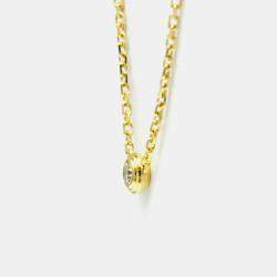 Pre Owned Cartier 18K Yellow Gold Diamond D'Amour Pendant Necklace