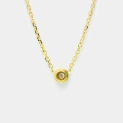 Pre Owned Cartier 18K Yellow Gold Diamond D'Amour Pendant Necklace