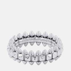 Cartier Crash De Cartier 18K White Gold Ring SM EU 51 