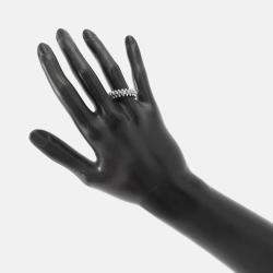 Cartier Crash De Cartier 18K White Gold Ring SM EU 51 